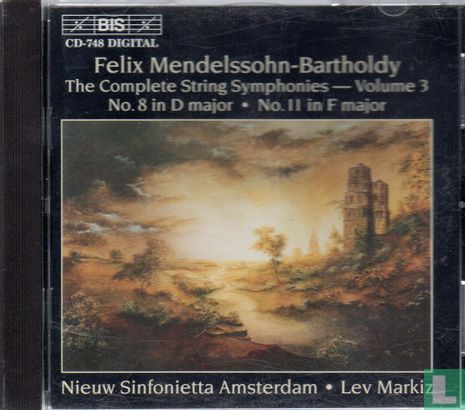 Felix Mendelsshon-Bartholdy - The Complete String Symphonies - Volume 3  - Bild 1