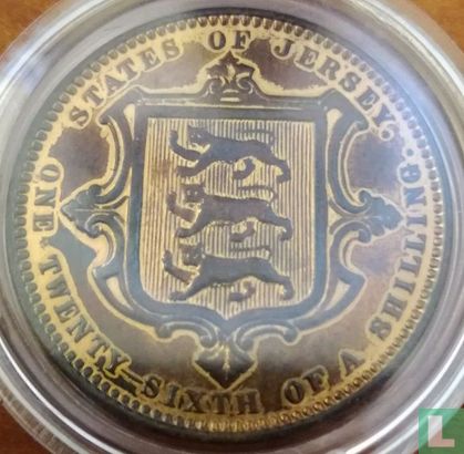 Jersey 1/26 shilling 1866 - Image 2