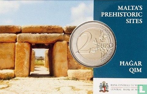 Malta 2 Euro 2017 (Coincard) "Hagar Qim temples" - Bild 2