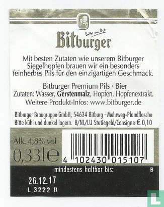 Bitburger Premium Pils - Image 2