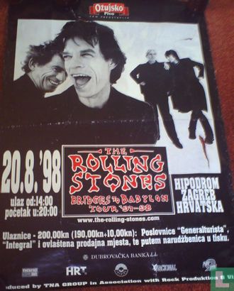 Rolling Stones: poster Bridges to Babylon 