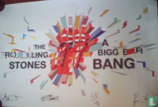Rolling Stones: litho A Bigger Bang