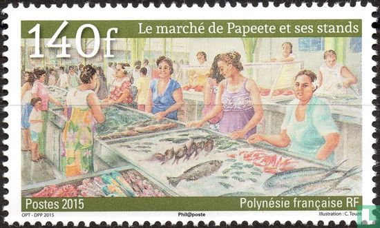 Le marché de Papeete  