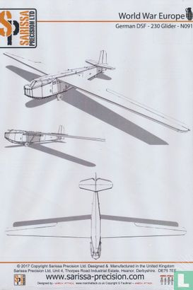 German DSF - 230 Glider - Afbeelding 1