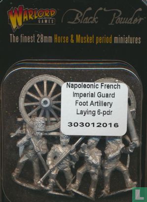 Napoleonic French Imperial Guard Foot Artillery Laying 6-pdr