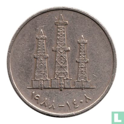 Verenigde Arabische Emiraten 50 fils 1988 (AH1408) - Afbeelding 1
