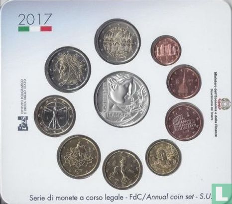 Italië jaarset 2017 "60th anniversary of the Treaty of Rome" - Afbeelding 2