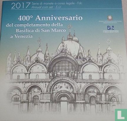 Italië jaarset 2017 "400th anniversary of the completion of St. Mark's Basilica in Venice" - Afbeelding 1