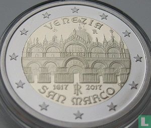 Italië 2 euro 2017 (PROOF) "400th anniversary of the completion of St. Mark's Basilica in Venice" - Afbeelding 1