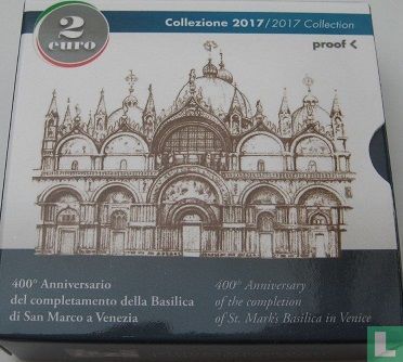 Italië 2 euro 2017 (PROOF) "400th anniversary of the completion of St. Mark's Basilica in Venice" - Afbeelding 3