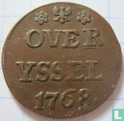 Overijssel 1 duit 1768 - Image 1