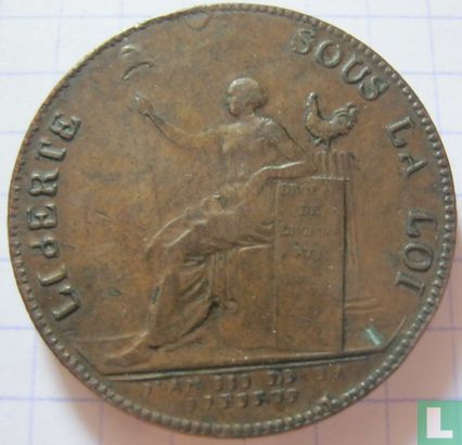 France 2 sols 1791 - Image 2