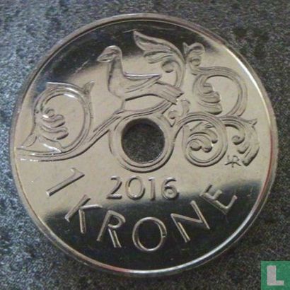 Noorwegen 1 krone 2016 - Afbeelding 1
