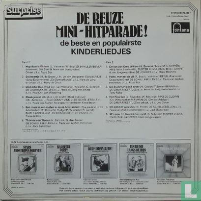 De reuze Mini-Hitparade - De beste en populairste kinderliedjes - Afbeelding 2