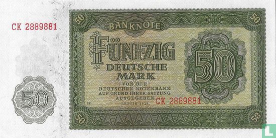 DDR 50 Deutsche Mark 1948 (P14b) - Afbeelding 1