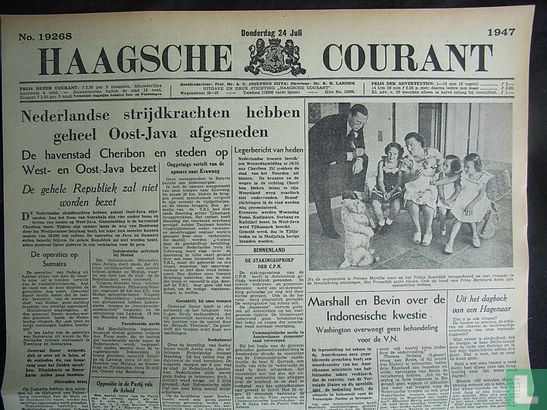 Haagsche Courant 19268 - Afbeelding 1