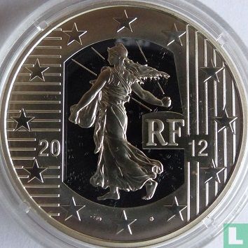 Frankrijk 10 euro 2012 (PROOF) "10 years of euro cash" - Afbeelding 1