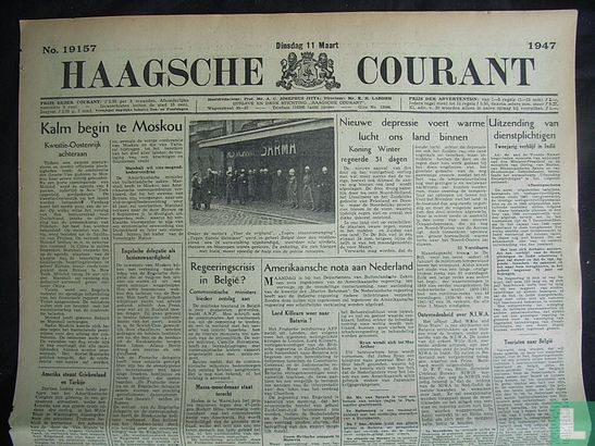 Haagsche Courant 19157 - Bild 1