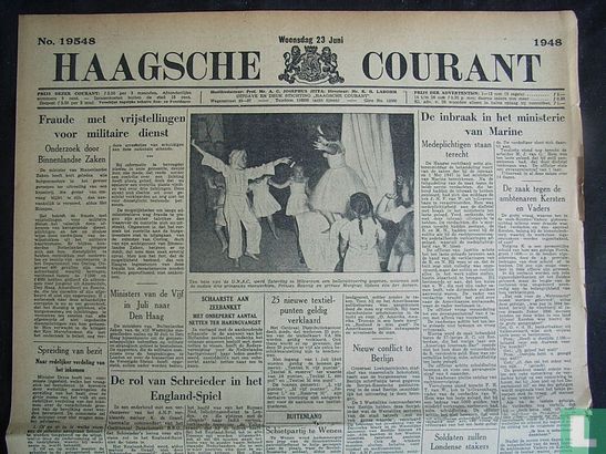 Haagsche Courant 19548 - Image 1