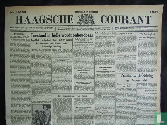 Haagsche Courant 19286 - Bild 1