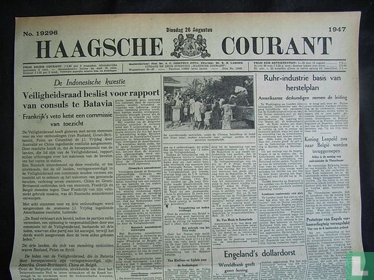 Haagsche Courant 19296 - Bild 1