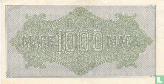 Reichsbank, 1000 Mark 1922 (P.76a - Ros.75b) - Afbeelding 2