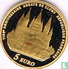 France 5 euro 2010 (PROOF) "1100th Anniversary of Cluny Abbey" - Image 2