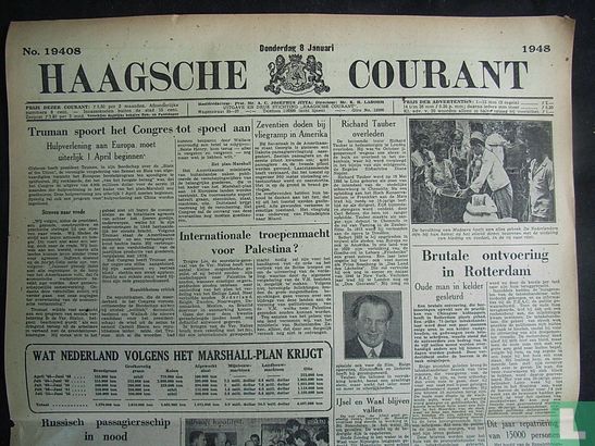Haagsche Courant 19408 - Image 1