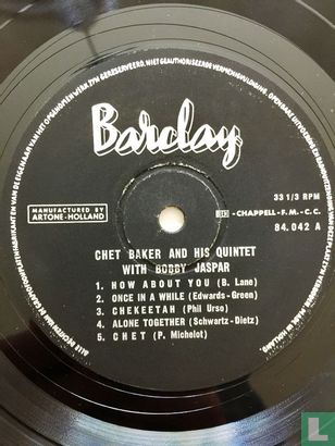 Chet Baker and his Quintet with Bobby Jaspar - Bild 3