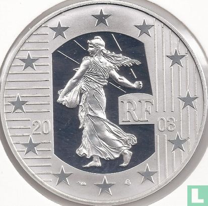 Frankrijk 1½ euro 2003 (PROOF) "La Semeuse" - Afbeelding 1