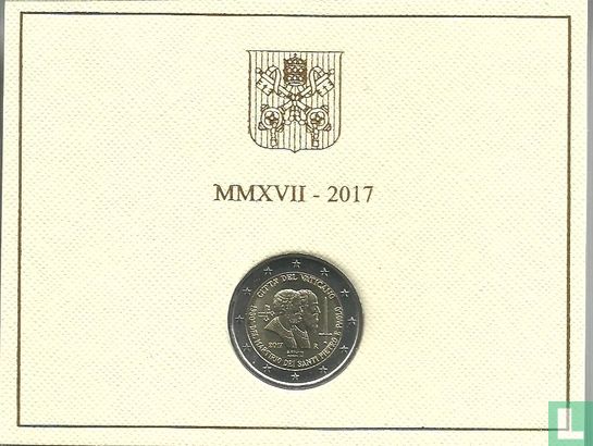 Vaticaan 2 euro 2017 (folder) "1950th anniversary of the Martyrdom of St. Peter and St. Paul" - Afbeelding 2
