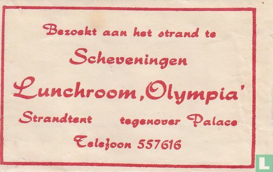 Lunchroom 'Olympia'  - Image 1