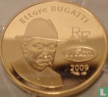 Frankrijk 50 euro 2009 (PROOF - goud) "100th anniversary of the creation of the brand Bugatti" - Afbeelding 1