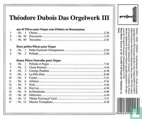 Dubois    Das gesamt Orgelwerk  (3) - Afbeelding 2
