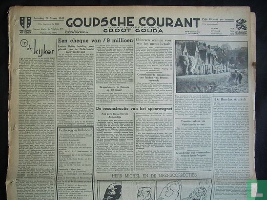 Goudsche Courant 22629 - Afbeelding 1
