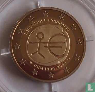 Frankrijk 2 euro 2009 (PROOF) "10th anniversary of the European Monetary Union" - Afbeelding 1