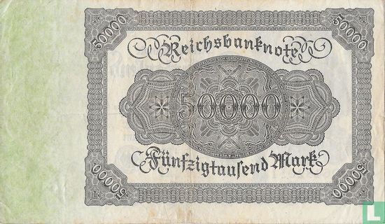 Deutschland 50.000 Mark 1922 (S.79 - Ros.79a) - Bild 2