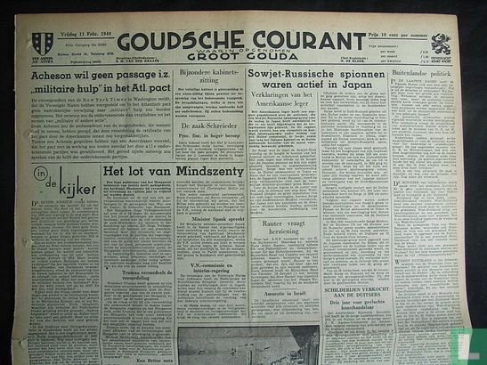 Goudsche Courant 22592 - Afbeelding 1