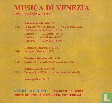 Musica di Venezia - Orgeltranscripties - Afbeelding 2