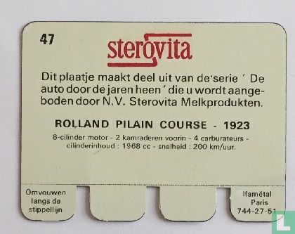 Rolland Pilain Course 1923 - Image 2