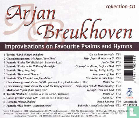 Improvisations on favourite Psalms and Hymns - Afbeelding 2