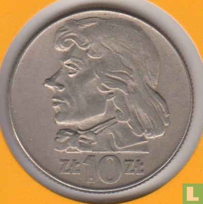 Pologne 10 zlotych 1960 - Image 2