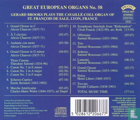 Great €uropean Organs  (58) - Afbeelding 2