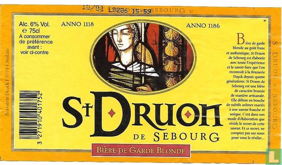 St Druon de Sebourg Blonde 75cl