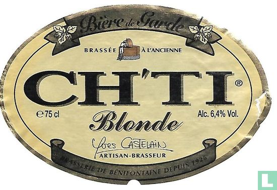 Ch'Ti Blonde 75cl - Bild 1