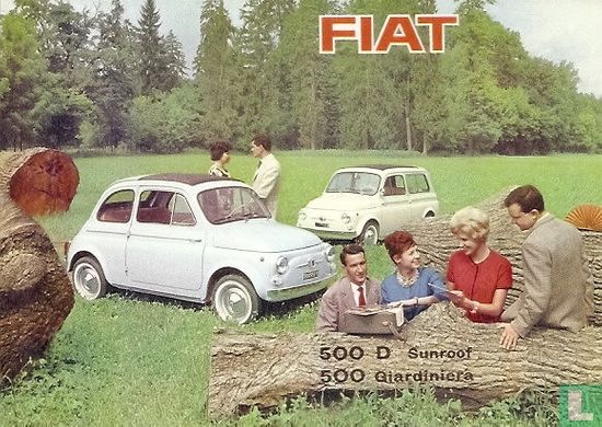 CAR08041 - Fiat 500 D en Giardiniera - Afbeelding 1