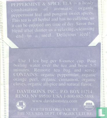 Peppermint & Spice Tea - Image 2