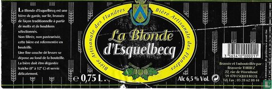 La Blonde D'Esquelbecq