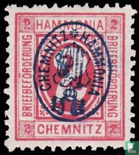 Briefbeförderung Hammonia - Ziffern (Aufdruck Stadtwappen) - Bild 2