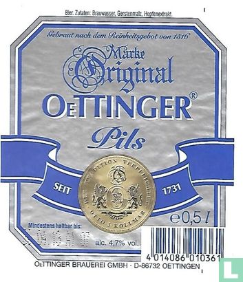 Oettinger Pils - Afbeelding 1